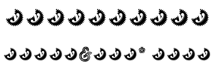 Gist Rough Upr Exbold Two Demo Font OTHER CHARS
