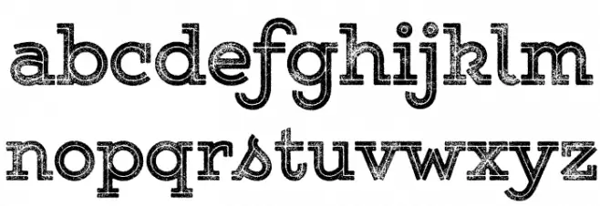 Gist Rough Upr Exbold Two Demo Font LOWERCASE