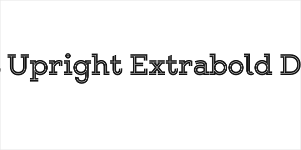 Gist Upright Extrabold Demo Logo