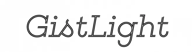 GistLight  Descarca Fonturi Gratis