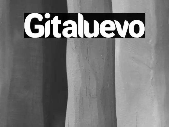 Gitaluevo Font examples