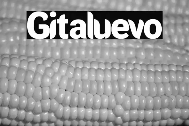 Gitaluevo Font examples