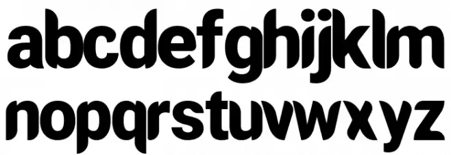 Gitaluevo फ़ॉन्ट लोअरकेस