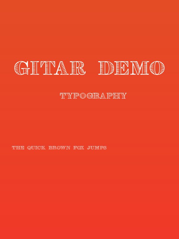 Gitar Demo Poster