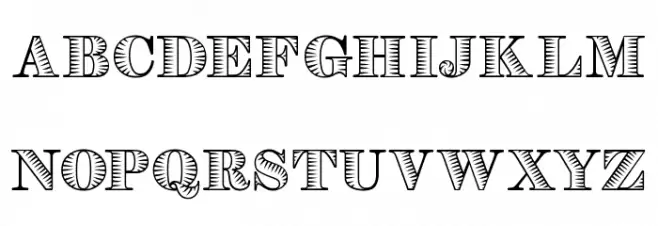 Gitar Demo Schriftart Kleinbuchstaben