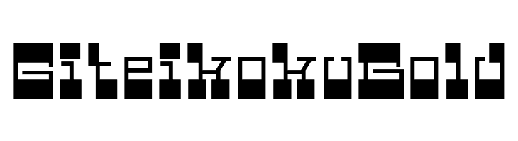 Giteikoku Bold  Fuentes Gratis Descargar