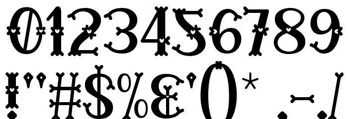 Githo Love Font OTHER CHARS