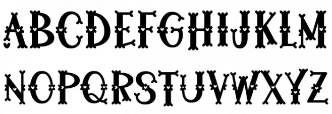 Githo Love Schriftart Kleinbuchstaben