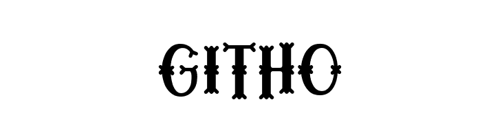 Githo  font caratteri gratis