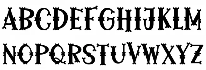 Githo Шрифта ВЕРХНИЙ