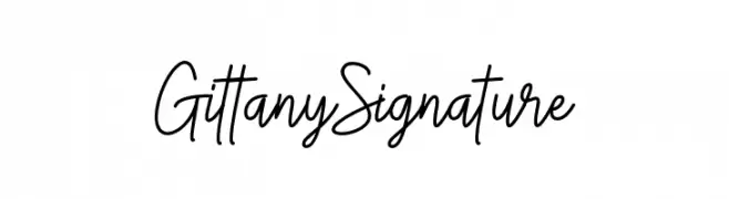 Gittany Signature  font caratteri gratis