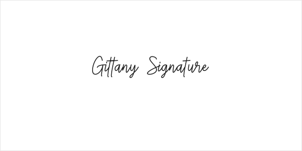 Gittany Signature Logo