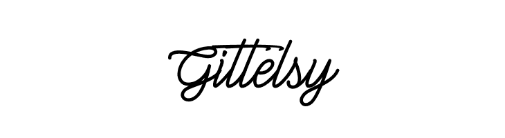Gittelsy  नि: शुल्क फ़ॉन्ट्स डाउनलोड