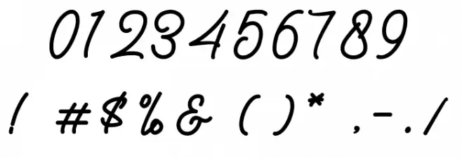 Gittelsy Font OTHER CHARS