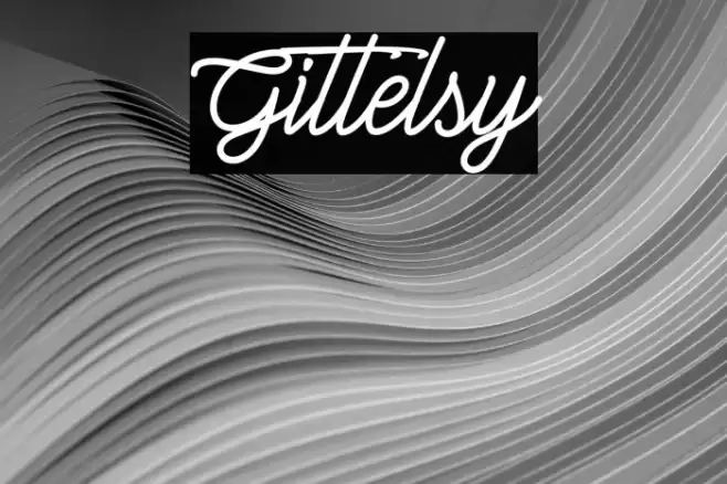 Gittelsy Font examples
