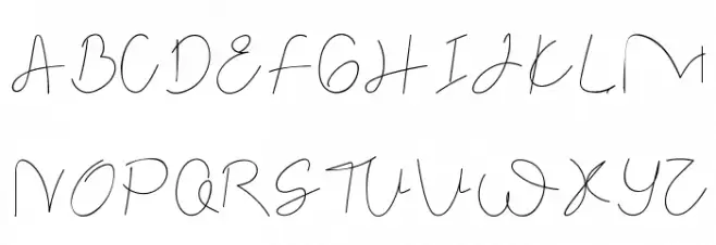 Gittelya 字体 大写