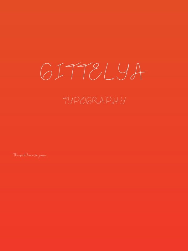 Gittelya Poster