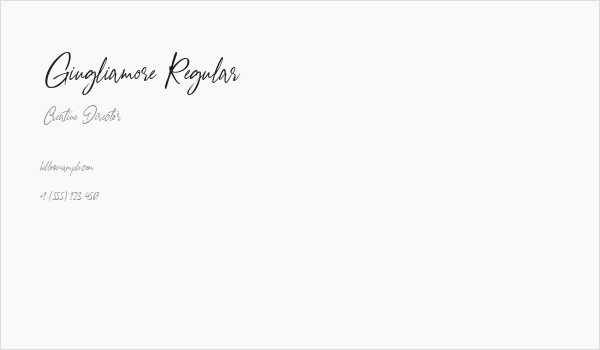 Giugliamore Regular Business Card