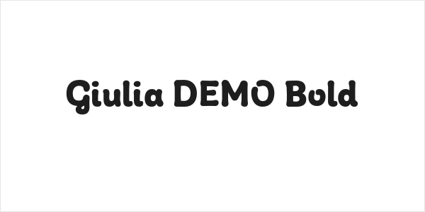 Giulia DEMO Bold Logo