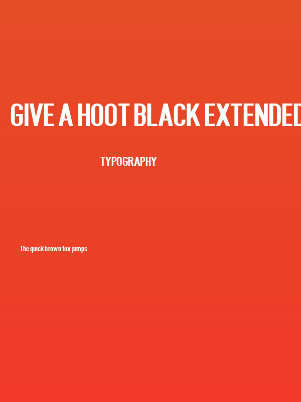 Give A Hoot Black Extended Poster