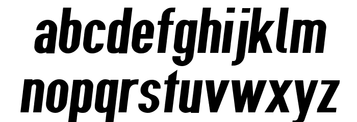 Give A Hoot Black Oblique Font LOWERCASE