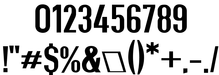 Give A Hoot Bold Extended Font OTHER CHARS
