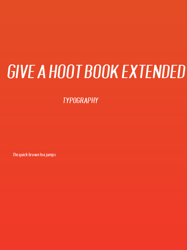 Give A Hoot Book Extended Oblique Poster