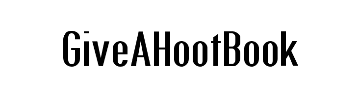Give A Hoot Book  Free Fonts Download