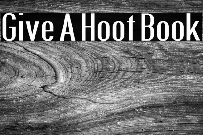 Give A Hoot Book Font examples