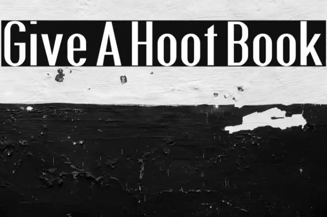 Give A Hoot Book Font examples