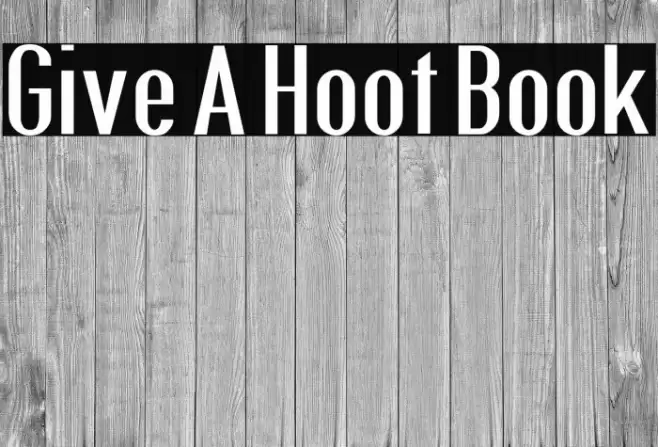 Give A Hoot Book Font examples