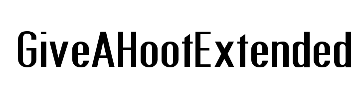 Give A Hoot Extended  Descarca Fonturi Gratis