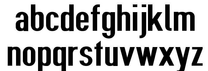 Give A Hoot ExtraBold Extended Font LOWERCASE