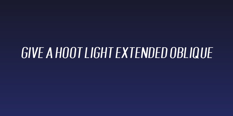Give A Hoot Light Extended Oblique Social Header