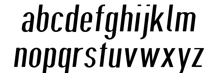 Give A Hoot Light Oblique Font LOWERCASE