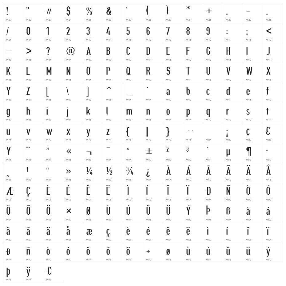 Give A Hoot Light Character Map