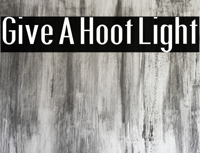 Give A Hoot Light Example 3