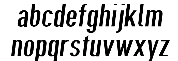 Give A Hoot Oblique Font LOWERCASE