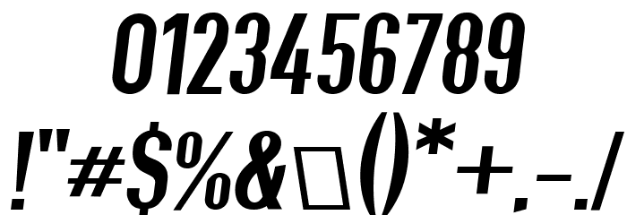 Give A Hoot Semibold Oblique Font OTHER CHARS