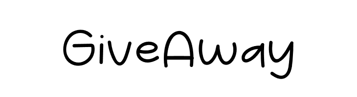 Give Away  フリーフォントのダウンロード
