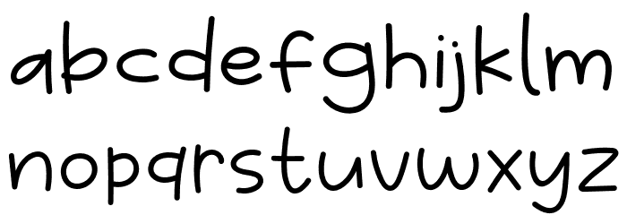 Give Away Font LOWERCASE