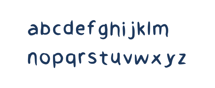 Give Me A Hand Regular Lowercase