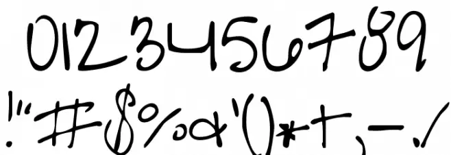 Give You Glory Font OTHER CHARS