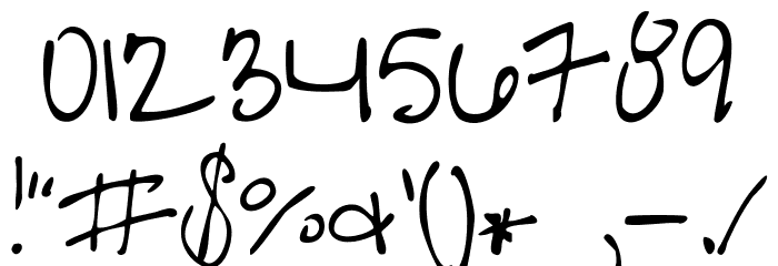 Give You Glory Font OTHER CHARS