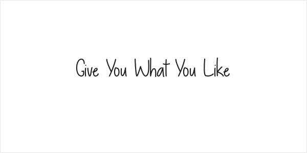 Give You What You Like Logo