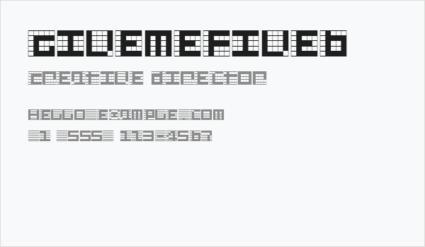 GiveMeFiveB Business Card