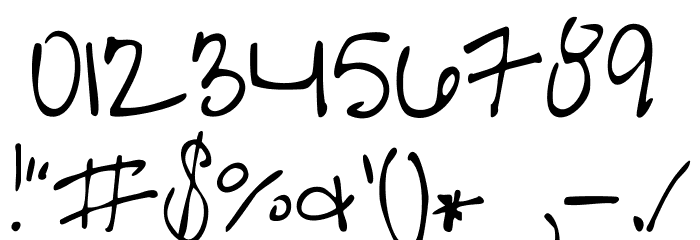 GiveYouGlory Font OTHER CHARS