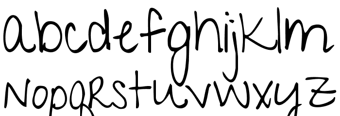 GiveYouGlory Font LOWERCASE