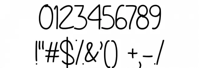 GiveYouWhatYouLike Schriftart Anderer Schreiben