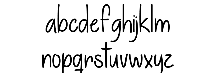GiveYouWhatYouLike Font LOWERCASE